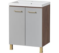 Тумба под умывальник Акваль джиа, 60 см. ДЖИА.60.10.60.N