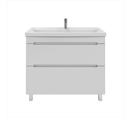 Тумба напольная Sanstar адель 100 без раковины для ванной комнаты, белая 385.1-1.4.1