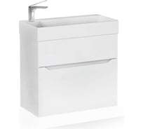 Подвесная тумба RAVAL Brik 65 белая Brk.01.65/P/W/RL