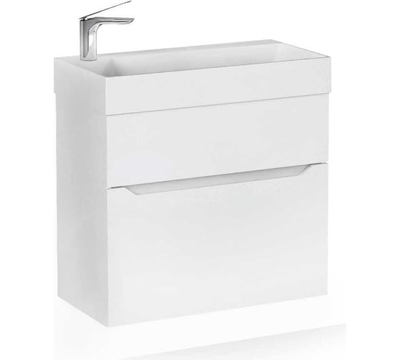 Подвесная тумба RAVAL Brik 65 белая Brk.01.65/P/W/RL