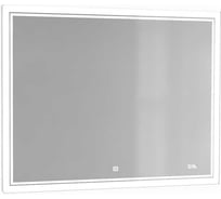 Зеркало RAVAL Glass 100 с подсветкой и часами Gla.02.92/W