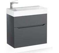 Подвесная тумба RAVAL Brik 65 антрацит Brk.01.65/P/A/RL