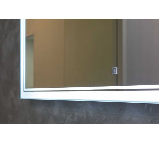 Зеркало RAVAL Glass 80 с подсветкой и часами Gla.02.77/W