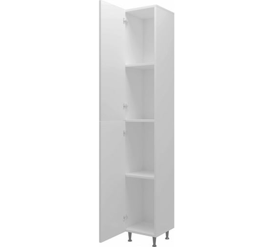 Напольный пенал Teymi Lori 180x30 универсальный (самостоятельная сборка), белый T60512 ЦБ-00266583