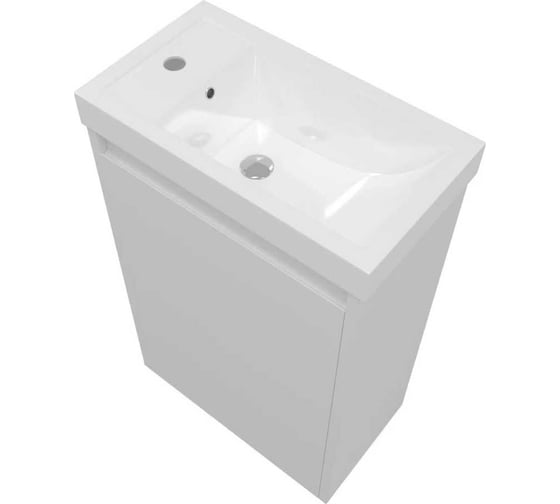 Подвесная Тумба Teymi Solli 45, белая матовая, для раковины Фостер 45 T60209 ЦБ-00266587