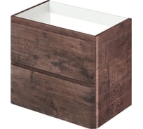 Тумба под раковину для ванной ИТАНА подвесная roberto 70 693x448x576 акация темная 4657773607415