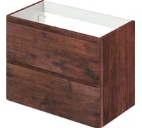 Тумба под раковину для ванной ИТАНА подвесная roberto 80 789x453x576 акация темная 4657773607446