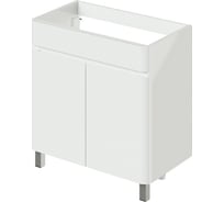 Тумба под раковину для ванной комнаты ИТАНА напольная roberto 80 789x453x820 эмаль белый глянец 4657773607347