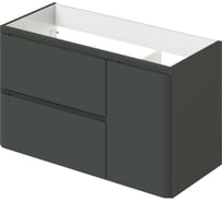 Тумба под раковину для анной комнаты ИТАНА подвесная roberto 2я 1с 100 995x447x576 графит 4657792952947