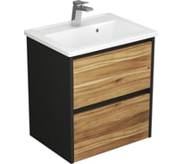 Тумба UNCORIA Тронто 60 под умывальник Марио 60 см, орех лион 56063