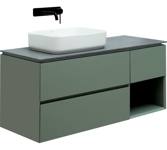 Тумба ALLEN BRAU 1.21005.CGM INFINITY 120 L, cement grey matt 274250 00274250