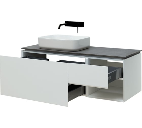 Тумба ALLEN BRAU 1.21006.WM INFINITY 120 L 1+1, white matt 274253 00274253