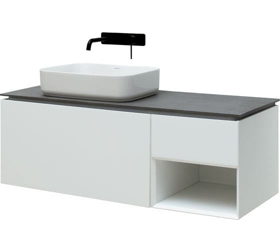 Тумба ALLEN BRAU 1.21006.WM INFINITY 120 L 1+1, white matt 274253 00274253