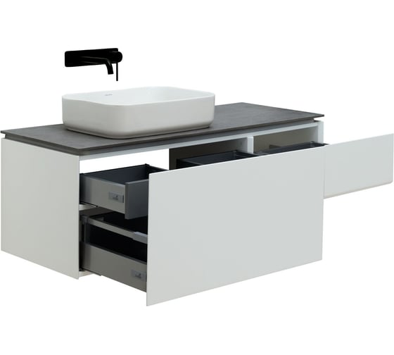 Тумба ALLEN BRAU 1.21006.WM INFINITY 120 L 1+1, white matt 274253 00274253
