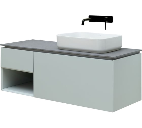 Тумба ALLEN BRAU 1.21008.PWM INFINITY 120 R 1+1, рapyrus white matt 274270 00274270
