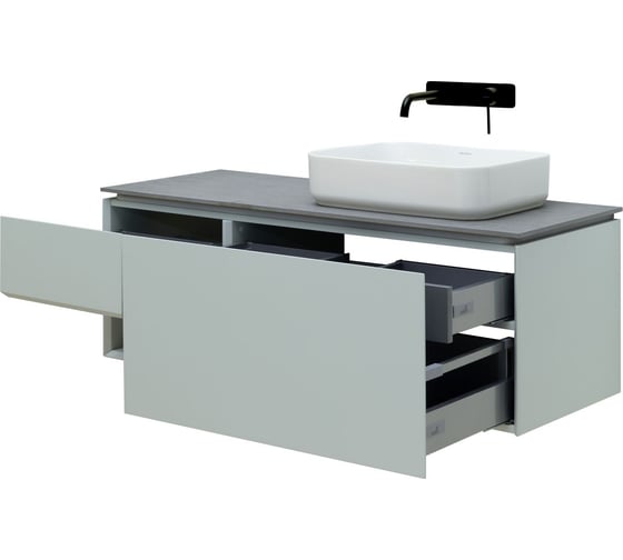 Тумба ALLEN BRAU 1.21008.PWM INFINITY 120 R 1+1, рapyrus white matt 274270 00274270