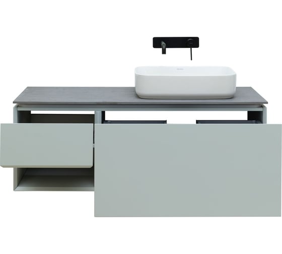 Тумба ALLEN BRAU 1.21008.PWM INFINITY 120 R 1+1, рapyrus white matt 274270 00274270