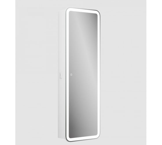 Зеркальный шкаф-пенал Teymi Solli 135x45, LED, сенсор, розетка T60222S ЦБ-00263648 1