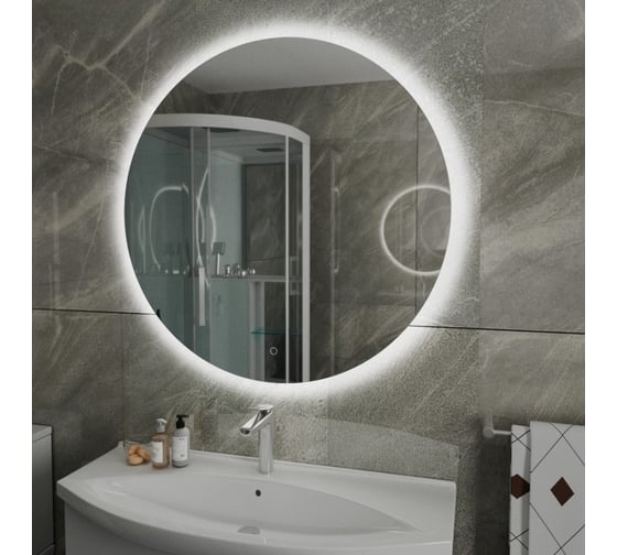 Зеркало Teymi Lina Oreol D100, LED подсветка, сенсор T20105S ЦБ-00263640