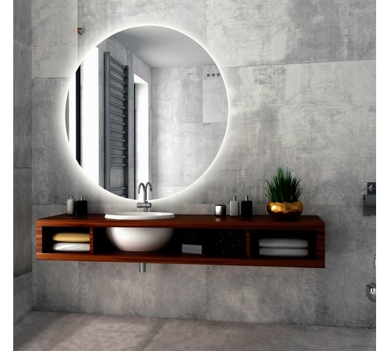 Зеркало Teymi Lina Oreol D100, LED подсветка, сенсор T20105S ЦБ-00263640