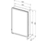 Зеркальный шкаф Aquanet Optima 50x80 LED 311859 00311859 7