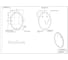 Зеркало Cersanit LED 040 design 57x77 с подсветкой, с антизапотеванием, овальное 63544 6