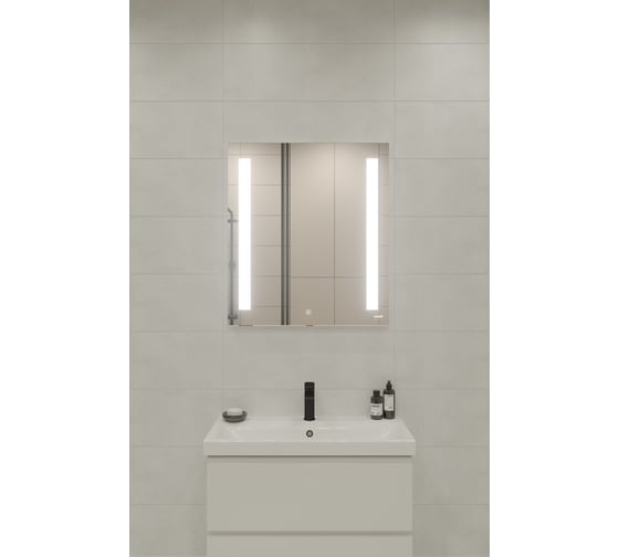 Зеркало Cersanit LED 020 base 70x80 с подсветкой, прямоугольное 63540