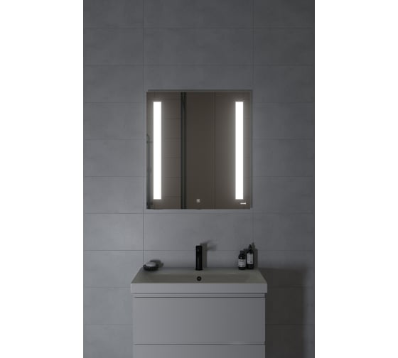 Зеркало Cersanit LED 020 base 70x80 с подсветкой, прямоугольное 63540