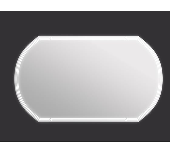 Зеркало Cersanit LED 090 design 120x70 с подсветкой с антизапотеванием овальное 63560