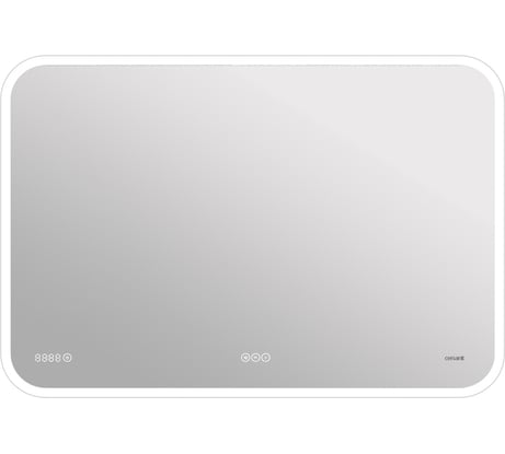 ЗеркалоCersanit  LED 070 design pro 100x70 с подсветкой, bluetooth, часы, с антизапотеванием, прямоугольное 63551