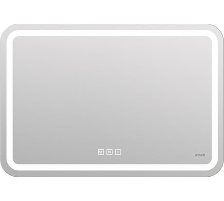 Зеркало Cersanit LED 051 design pro 80x55 с подсветкой, bluetooth, с антизапотеванием, прямоугольное 63548