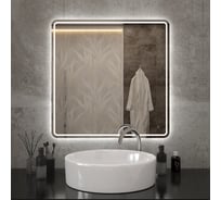 Зеркало Teymi Solli Pro 80x80, LED подсветка, сенсор T20255 ЦБ-00267410