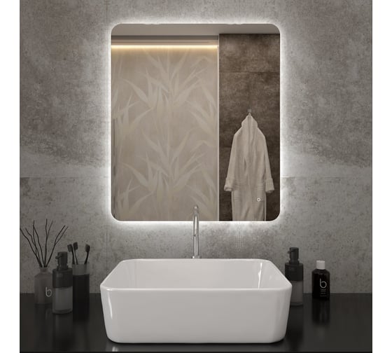 Зеркало Teymi Solli Oreol Pro 60x70, LED подсветка, сенсор T20258 ЦБ-00267403