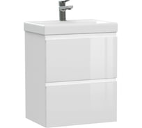 Тумба под раковину Cersanit подвесная Moduo 50 для moduo slim 50 узкая белый 64124