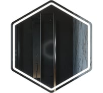 Зеркало MIXLINE "Астра" 600x680 открытая светодиодная подсветка, бесконтактный сенсор 552380