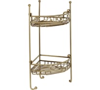 Решетка Migliore COMPLEMENTI угловая, ажурная, двойная L21xP21xH53 см, бронза 22936