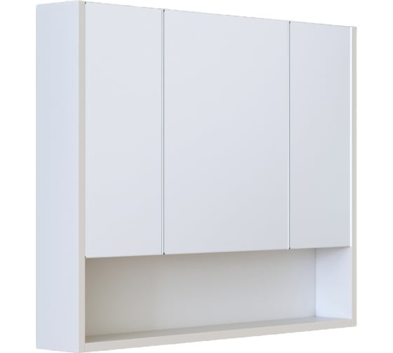 Зеркальный шкаф Teymi Mikra 80, белый T60718 ЦБ-00267421