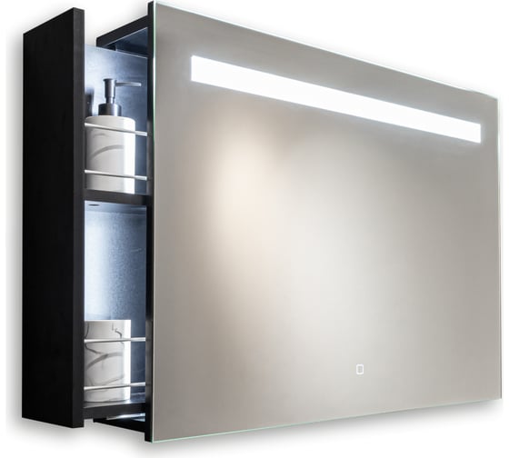 Зеркало-шкаф SILVER MIRRORS Ilona slide 820х620 мм LED-00002536