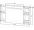 Зеркало-шкаф SILVER MIRRORS Ilona slide 820х620 мм LED-00002536 2
