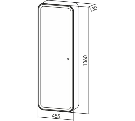 Зеркало-шкаф SILVER MIRRORS Понтианак LED-00002360