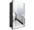 Зеркало-шкаф SILVER MIRRORS Hamburg-BLACK механический выключатель LED-00002669 1