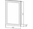 Зеркало-шкаф SILVER MIRRORS Hamburg-BLACK механический выключатель LED-00002669 2