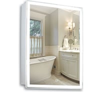 Зеркало-шкаф SILVER MIRRORS Киото Flip 60 левый-правый подвес дверцы LED-00002474