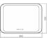 Зеркало SILVER MIRRORS Indigo neo-3 800x550 мм, сенсорный выключатель, подогрев, часы LED-00002406 3
