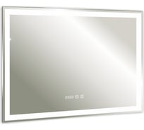 Зеркало SILVER MIRRORS Livia neo-3 800x600 мм, сенсорный выключатель, подогрев, часы LED-00002404