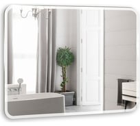 Зеркало SILVER MIRRORS Стив-VOICE 1000х800 мм, голосовое управление, подогрев, сенсорный выключатель LED-00002618