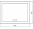 Зеркало SILVER MIRRORS Norma neo 1000x800 мм, сенсорный выключатель, двойной подогрев, часы LED-00002498 2