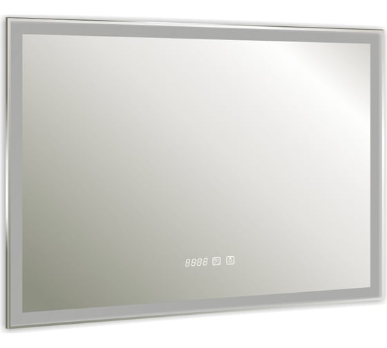 Зеркало SILVER MIRRORS Norma neo-3 800x600 мм, сенсорный выключатель, подогрев, часы LED-00002402