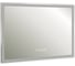 Зеркало SILVER MIRRORS Norma neo-3 800x600 мм, сенсорный выключатель, подогрев, часы LED-00002402 1