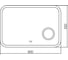 Зеркало SILVER MIRRORS Эльза 800x550 мм, подогрев, часы, сенсорный выключатель LED-00002268 2